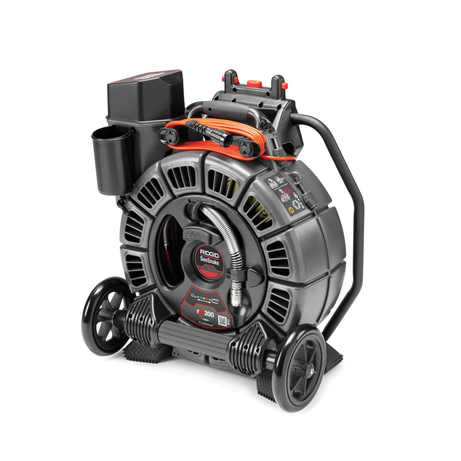 Ridgid 63658 SeeSnake rM200A Reel (200′ / 61 m) with Self-Leveling Camera powered with TruSense