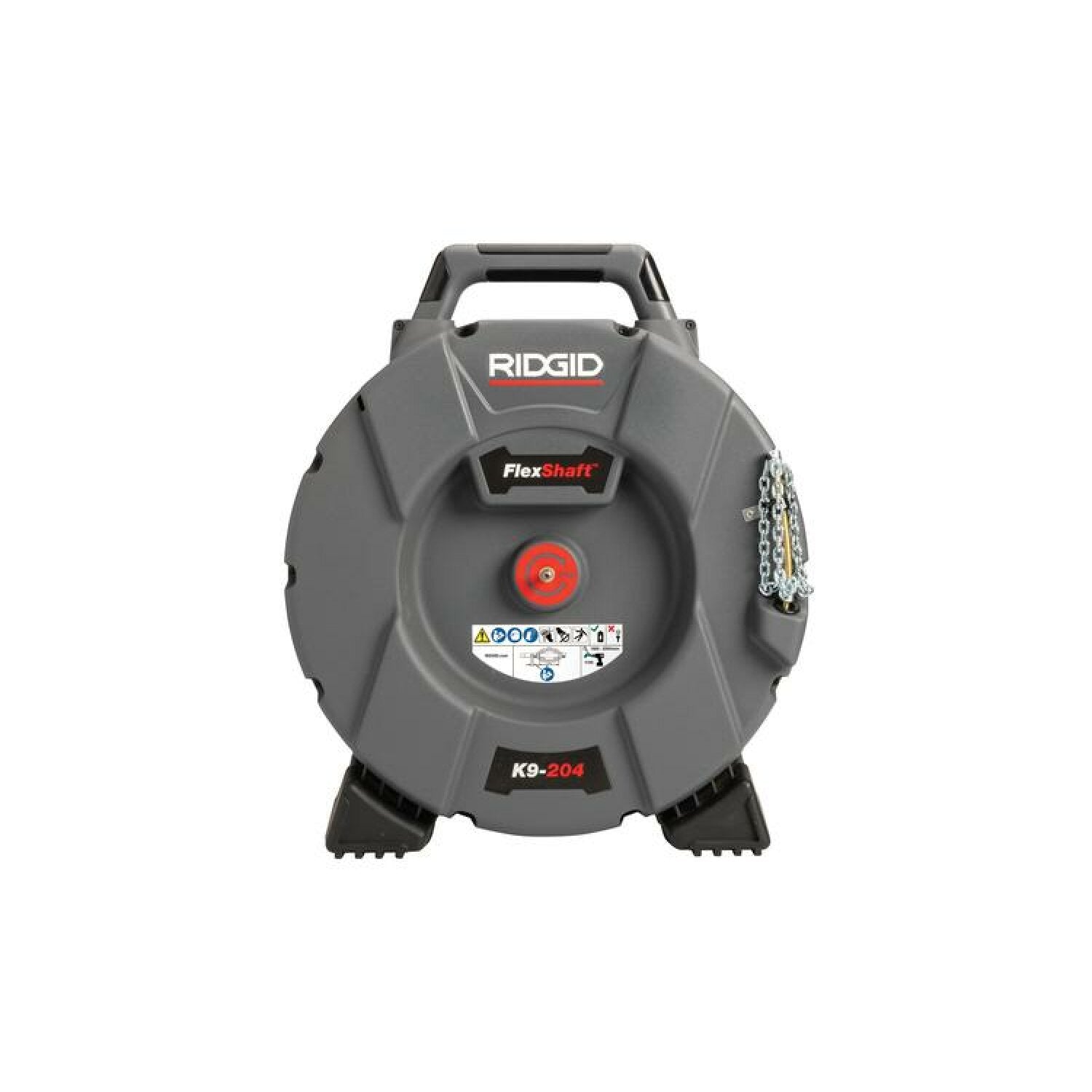 Ridgid 64278 K9-204 FlexShaft Machine, Global, 2 to 4″ pipes