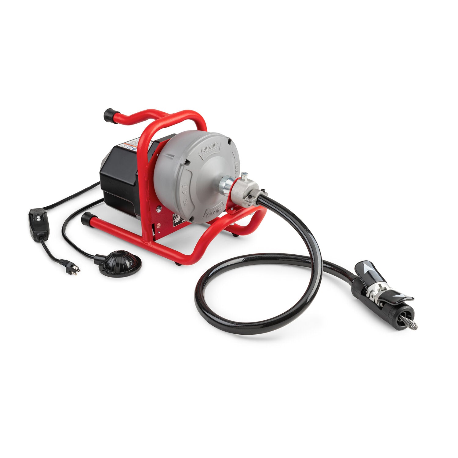 Ridgid 71732 Machine with: AUTOFEED, Guide Hose, Mounting Bracket, C-13IC SB, 5/16″ x 35′ (8 mm x 10.7 m) Speed Bump Cable with Inner Drum
