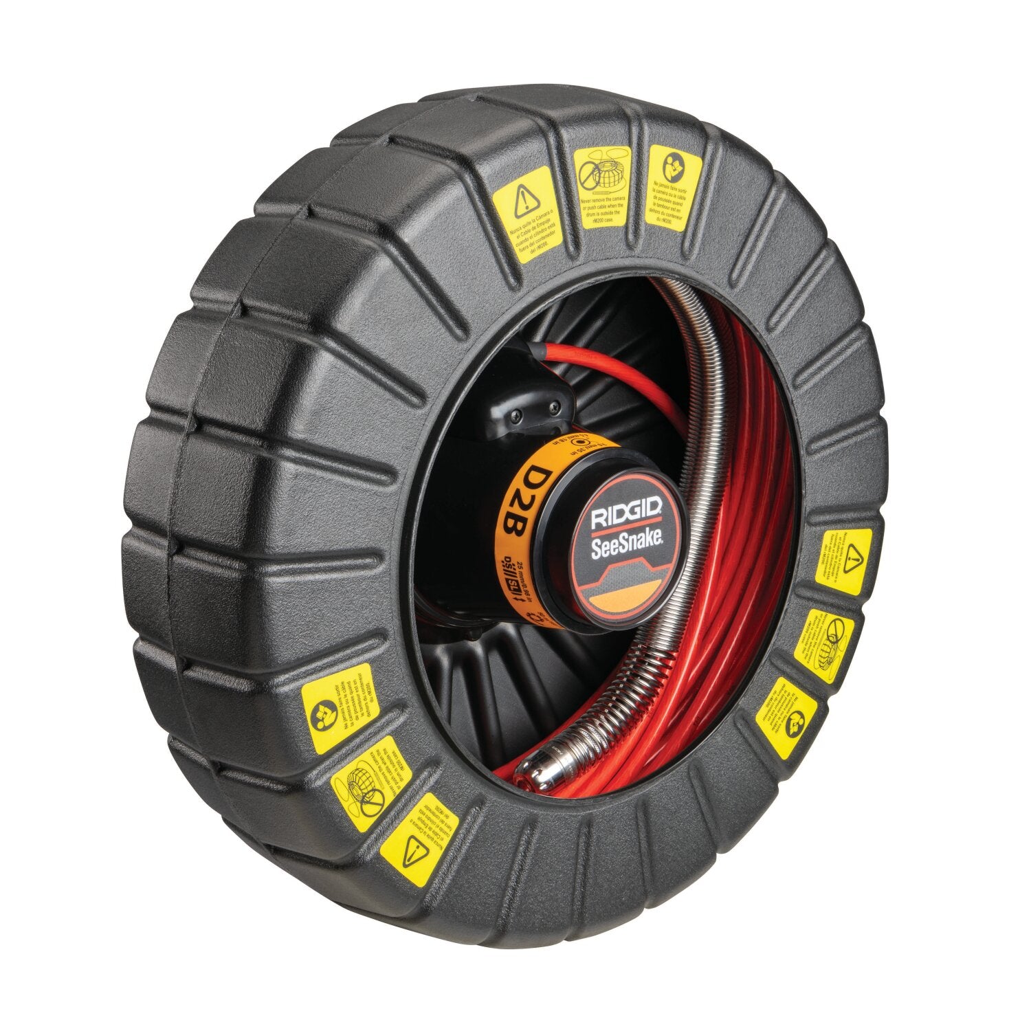 Ridgid 70763 SeeSnake D2B Drum (165′ / 50 m) with Self-Leveling Camera powered with TruSense