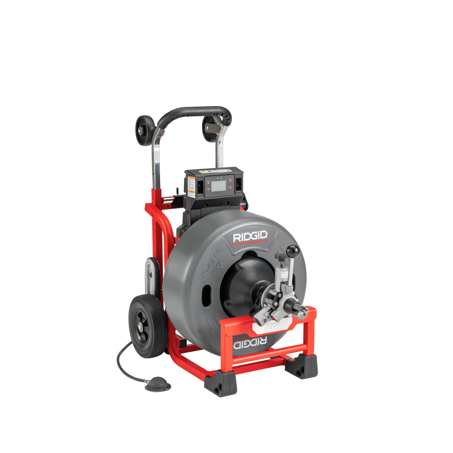 Ridgid 73073 K-4310 FXP 5/8″ Drum Machine with FXP Battery-8.0 Ah (Qty-2) & Charger