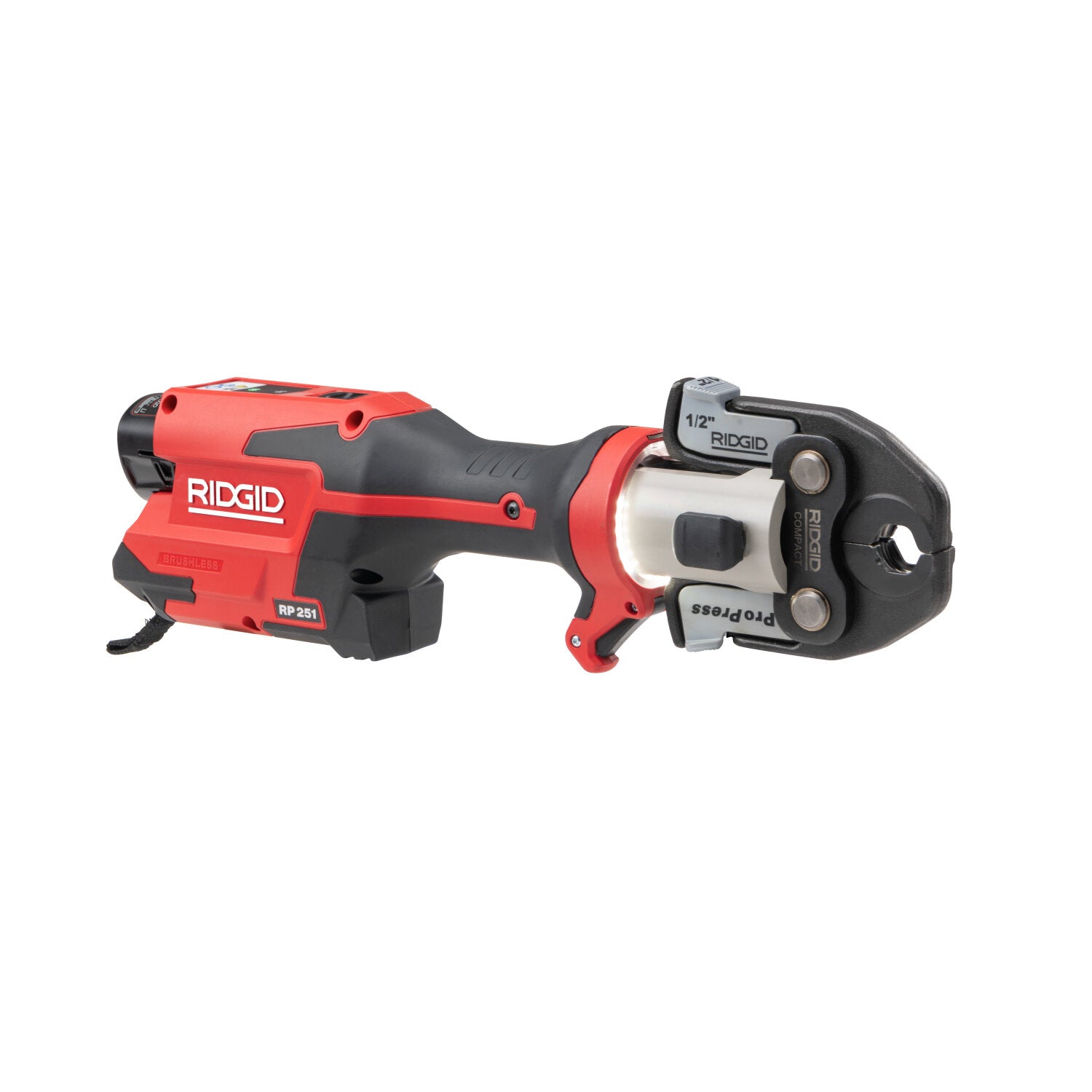 Ridgid 78168 RP 251 Press Tool Battery Kit with 1/2″, 3/4″ and 1″ PureFlow Jaws