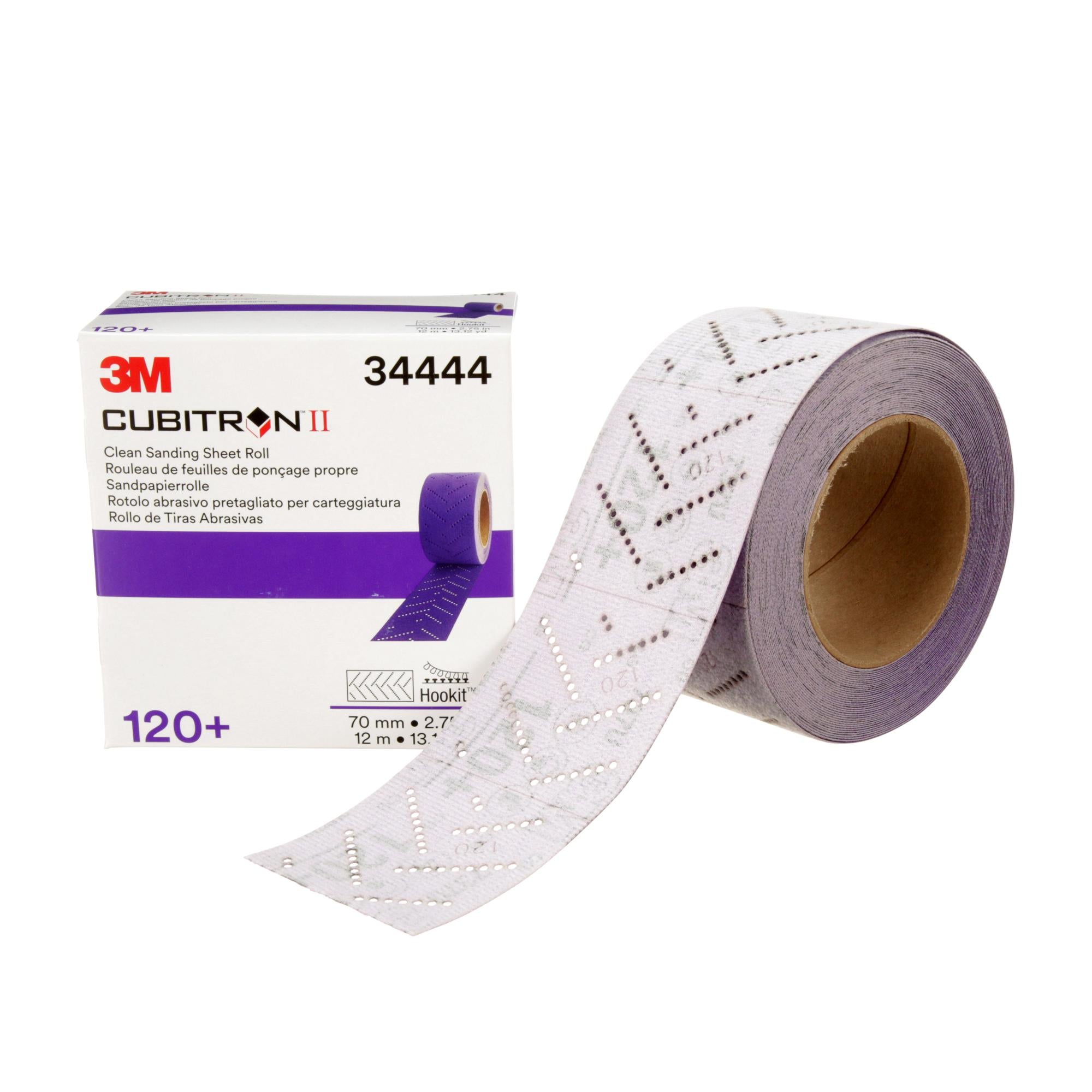 3M Cubitron II Hookit Clean Sanding Sheet Roll 737U, 34444, 120+grade Hot on Sale