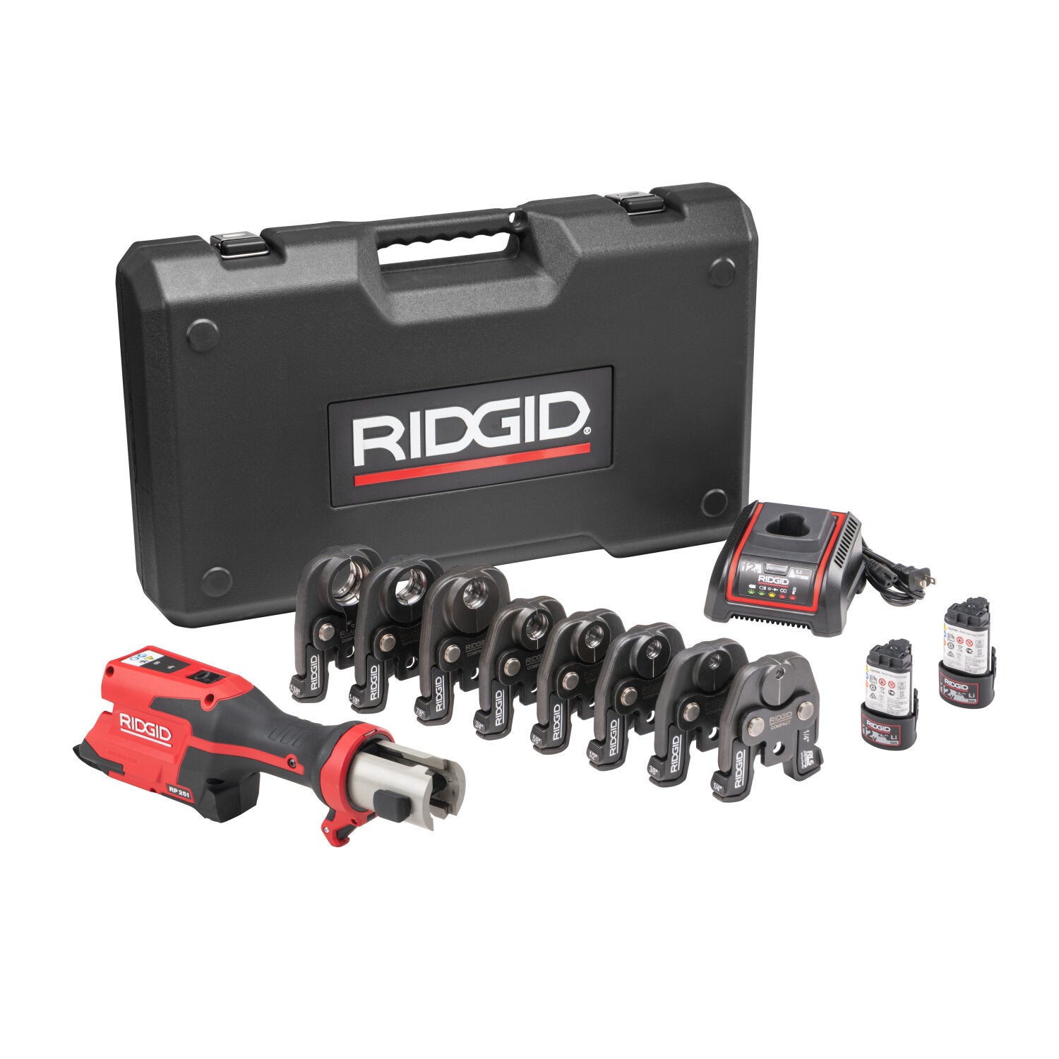 Ridgid 78238 RP 251 Press Tool Battery Kit with RLS Jaws (1/4″ – 1-3/8″) Online