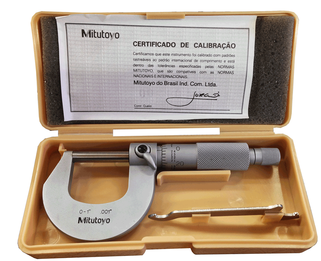 0-1″ Mitutoyo Outside Micrometer (.001″ Graduations ) (202-101E) Online Sale