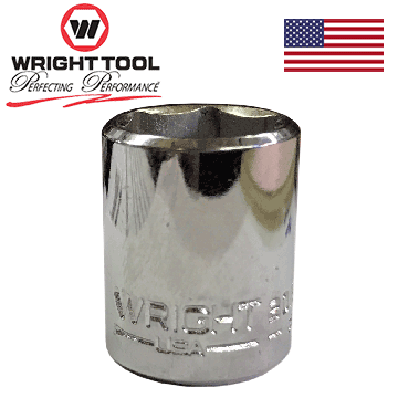 1″ – 6 Point 3/8″ Drive Wright Standard Socket #3032 (3032WR)