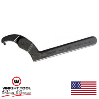 1-1/4″ to 3″ Capacity Range Spanner Wrench Adj. Pin Black (9642WR)