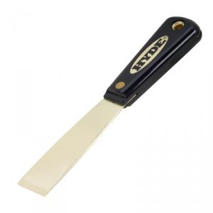 1-1/4″ Stiff Brass Black & Silver Hyde Putty Knife (02080)