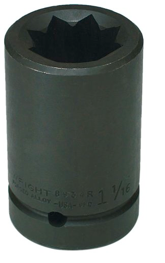 1-3/16″ – 8 Pt. Double Square Deep Impact (Railroad) Socket (8938RWR)