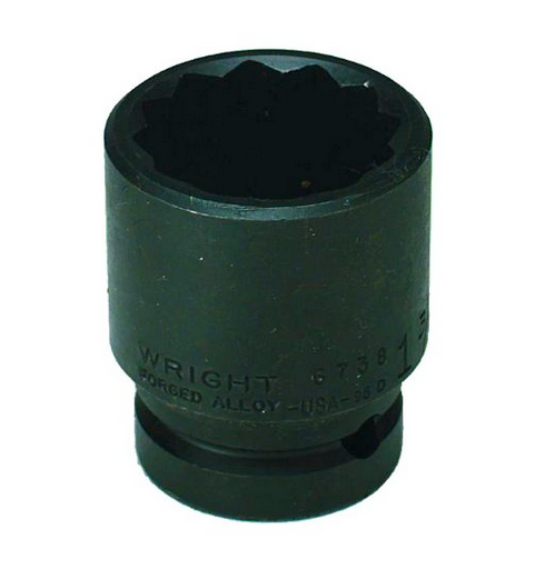 1-5/16″ – 3/4″ Dr. 12 Pt. Standard Impact Socket (67H42WR)