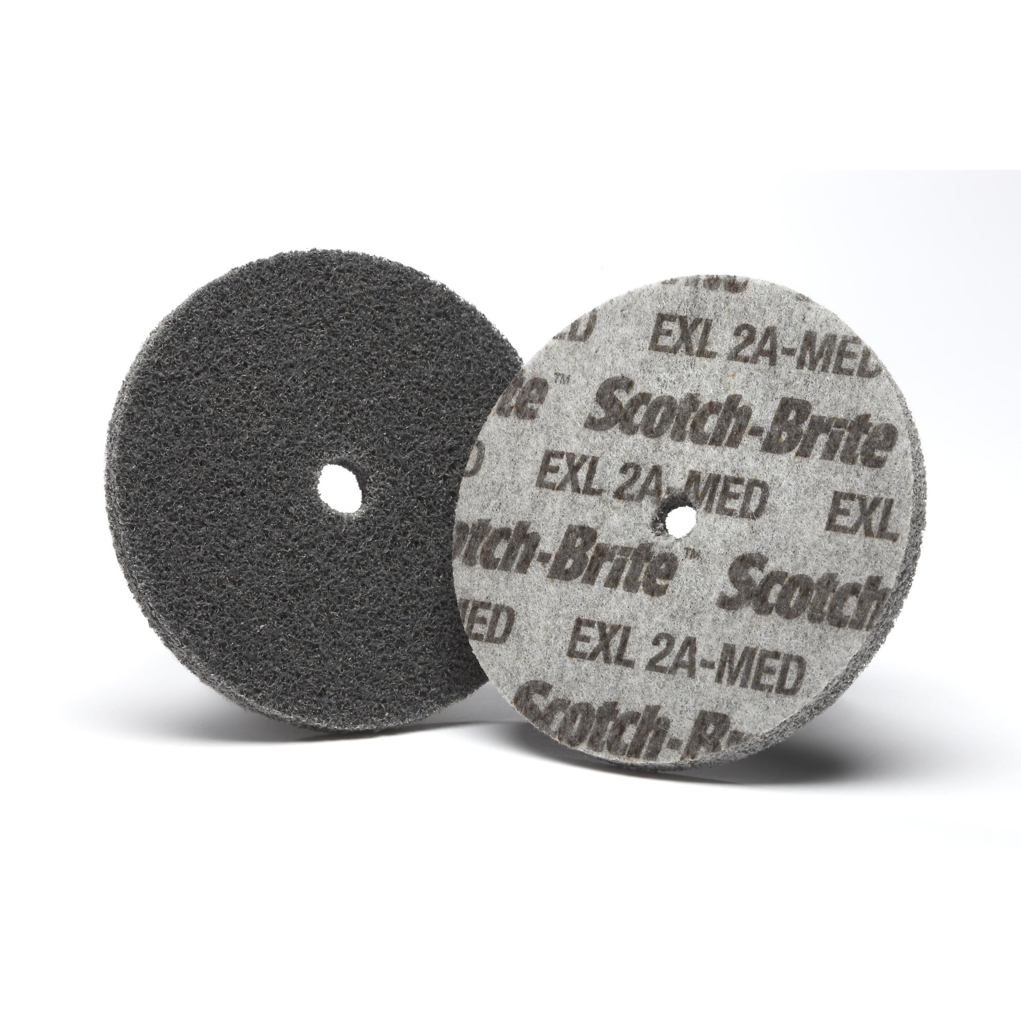 Scotch-Brite EXL Unitized Wheel, XL-UW, 2A Medium, 6 in x 1/4 in x 3/4in
