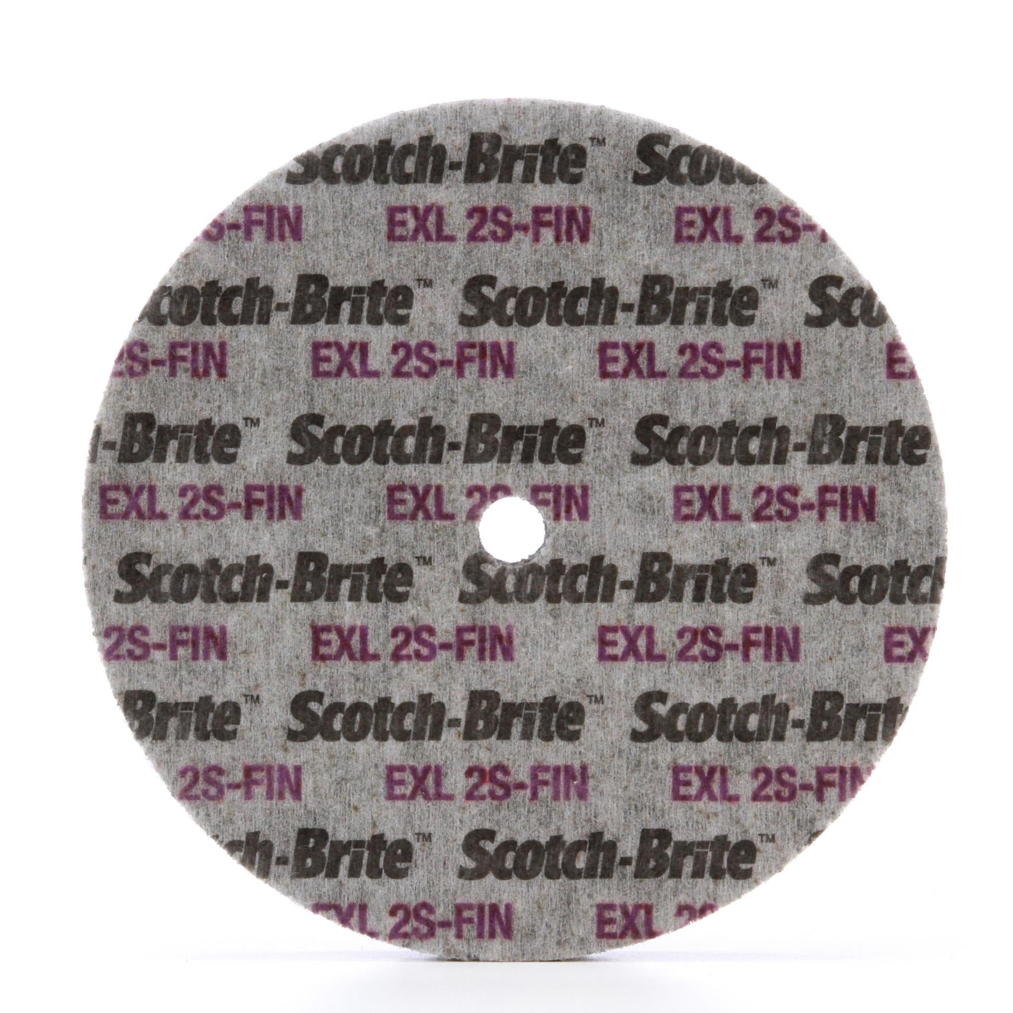 Scotch-Brite EXL Unitized Wheel, XL-UW, 3S Fine, 3/4 in x 1/8 in x 1/8in Supply