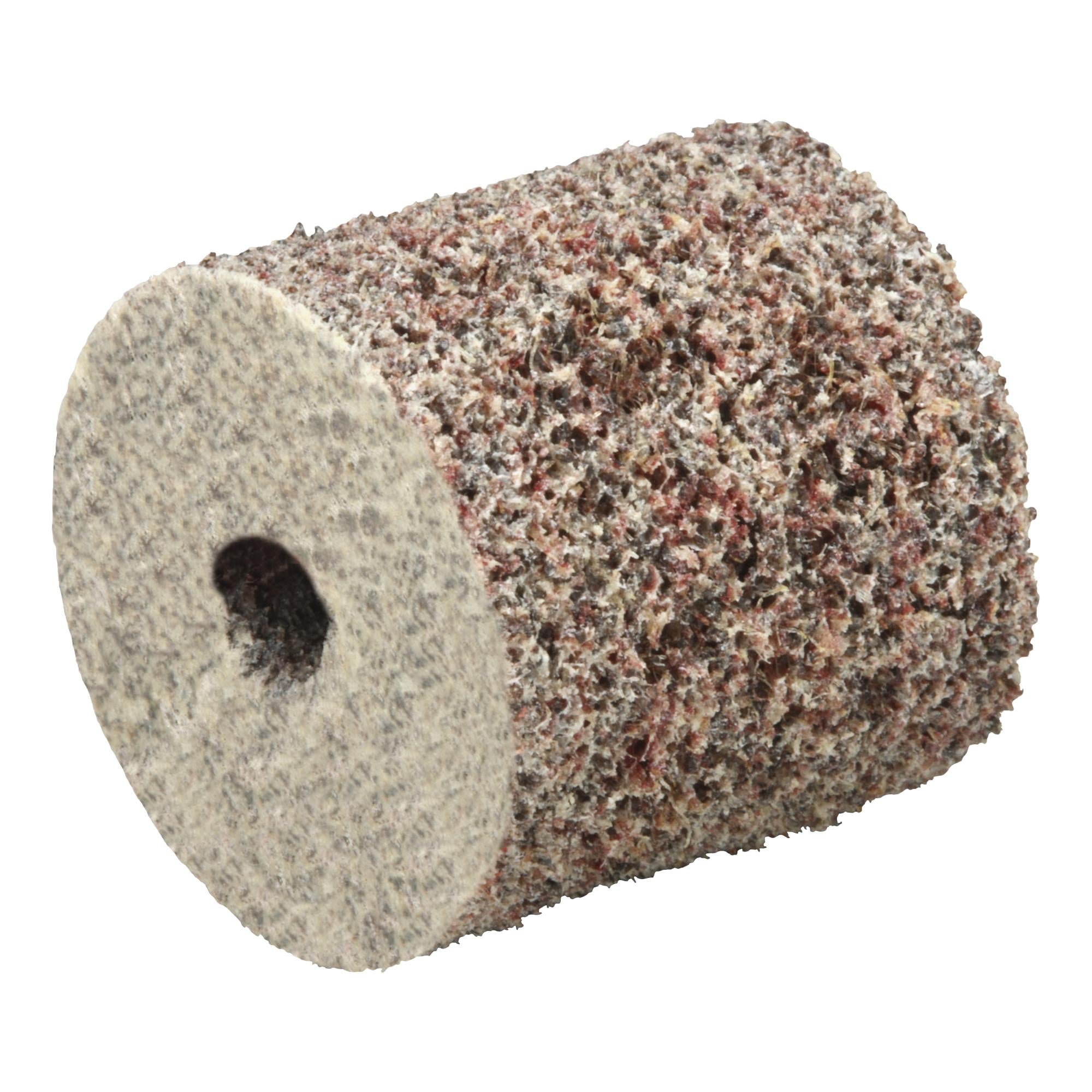 Scotch-Brite EXL Unitized Wheel, XL-UW, 8A Coarse, 1 in x 1 in x 3/16in