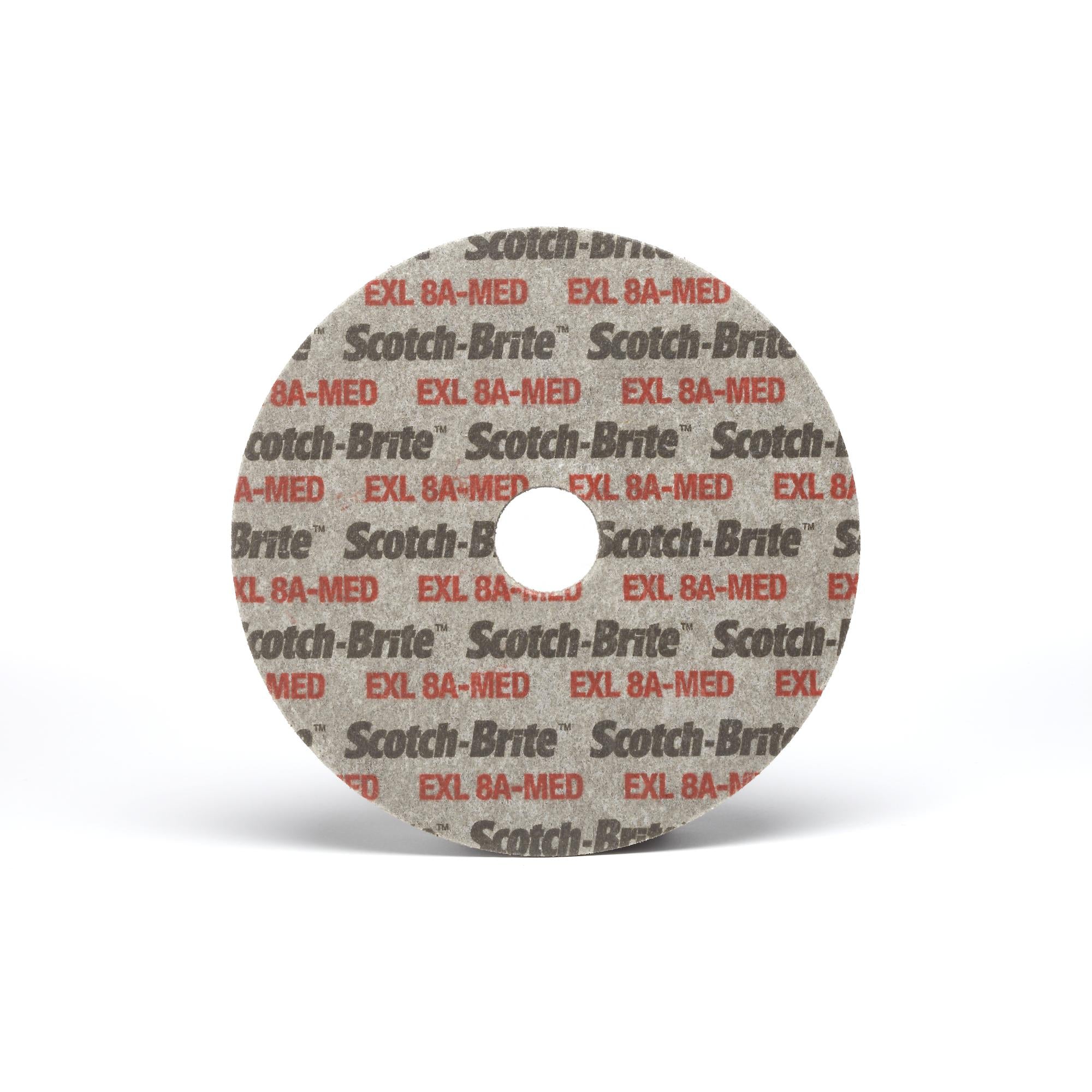 Scotch-Brite EXL Unitized Wheel, XL-UW, 8A Medium, 6 in x 1/4 in x 1/2in