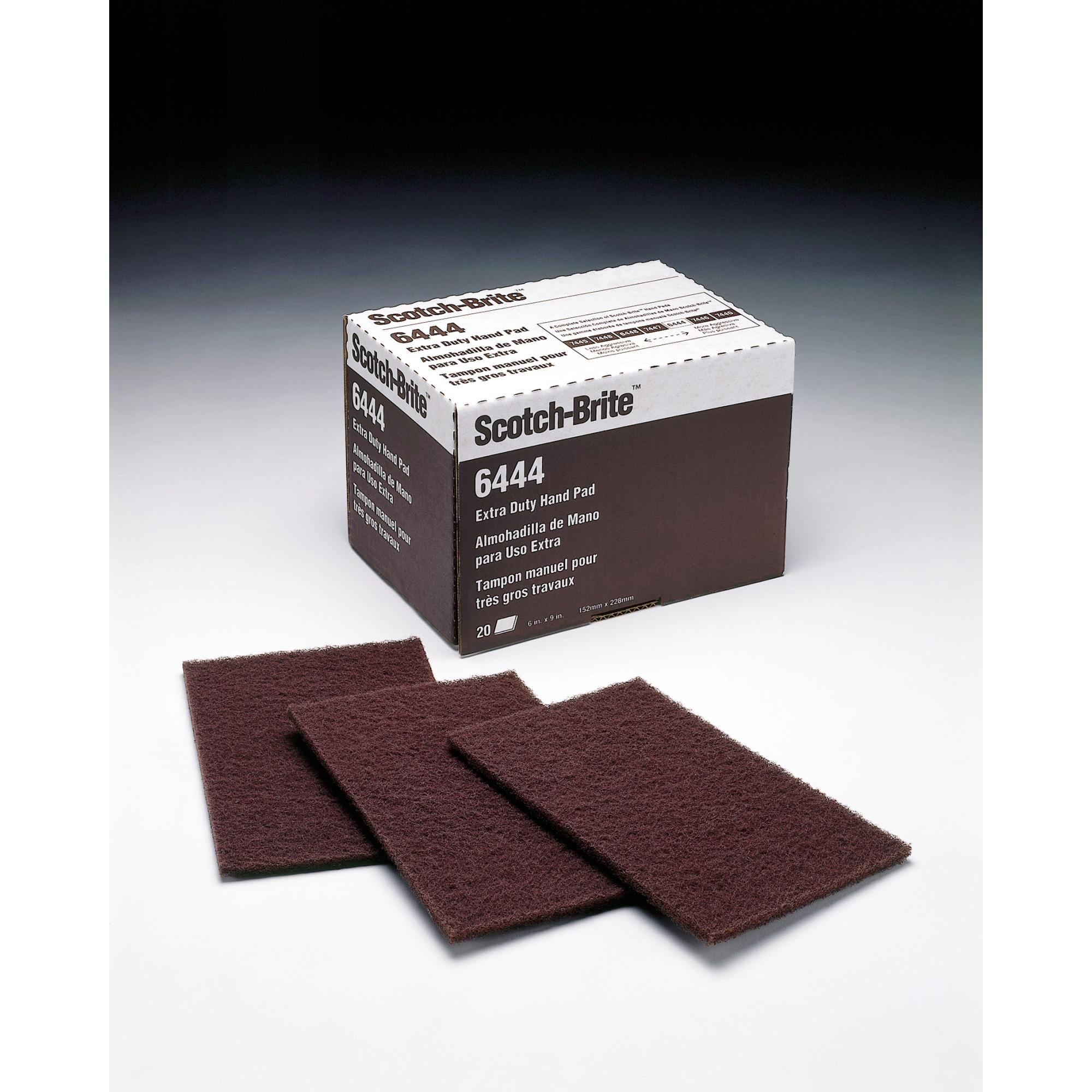 Scotch-Brite Extra Duty Hand Pad 6444, 6 in x 9 in, 20/Carton Online Hot Sale