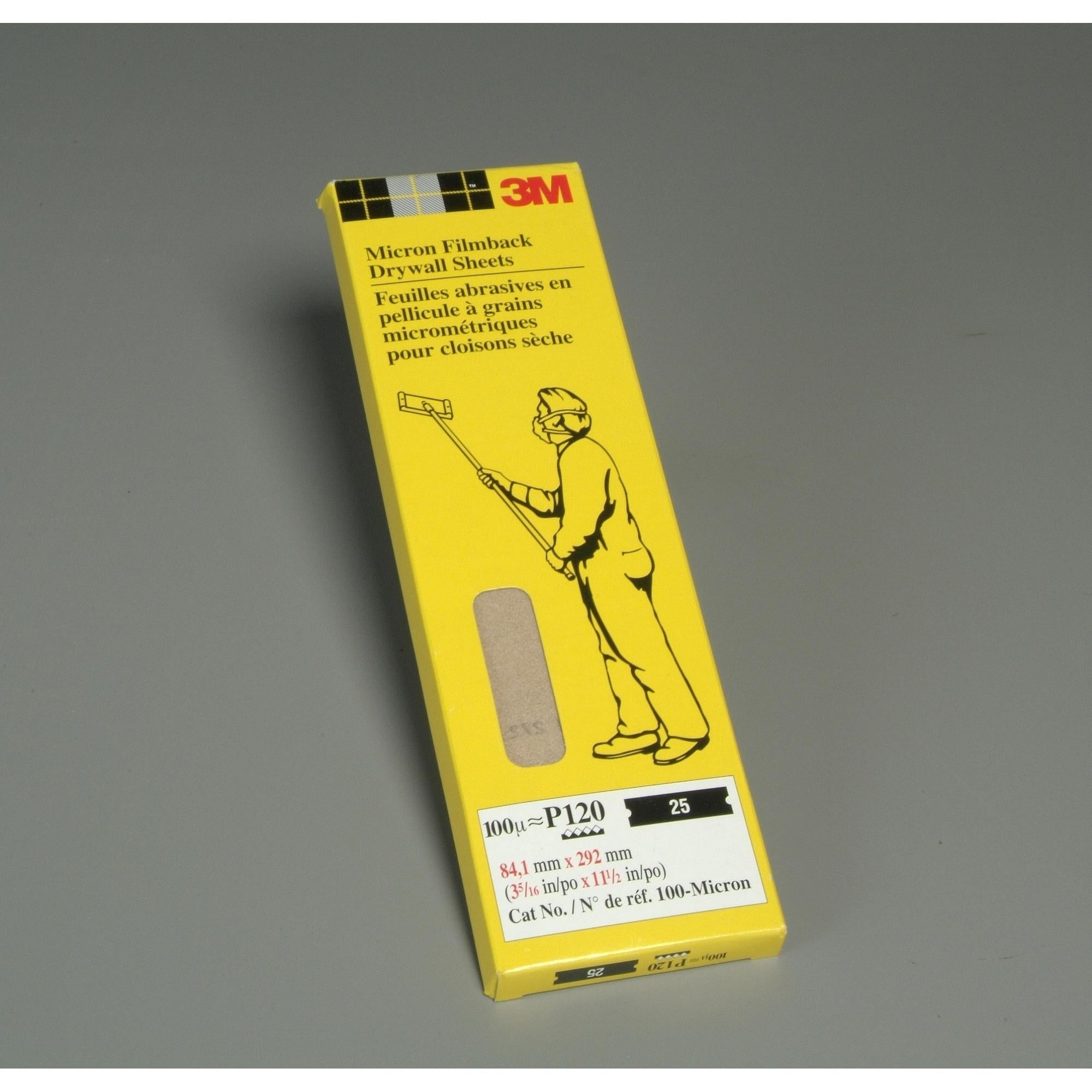 3M Drywall Sanding Sheet 53046, 150 Grit, 4 3/16 in x 11 1/4 in, 100 shts/pk Supply