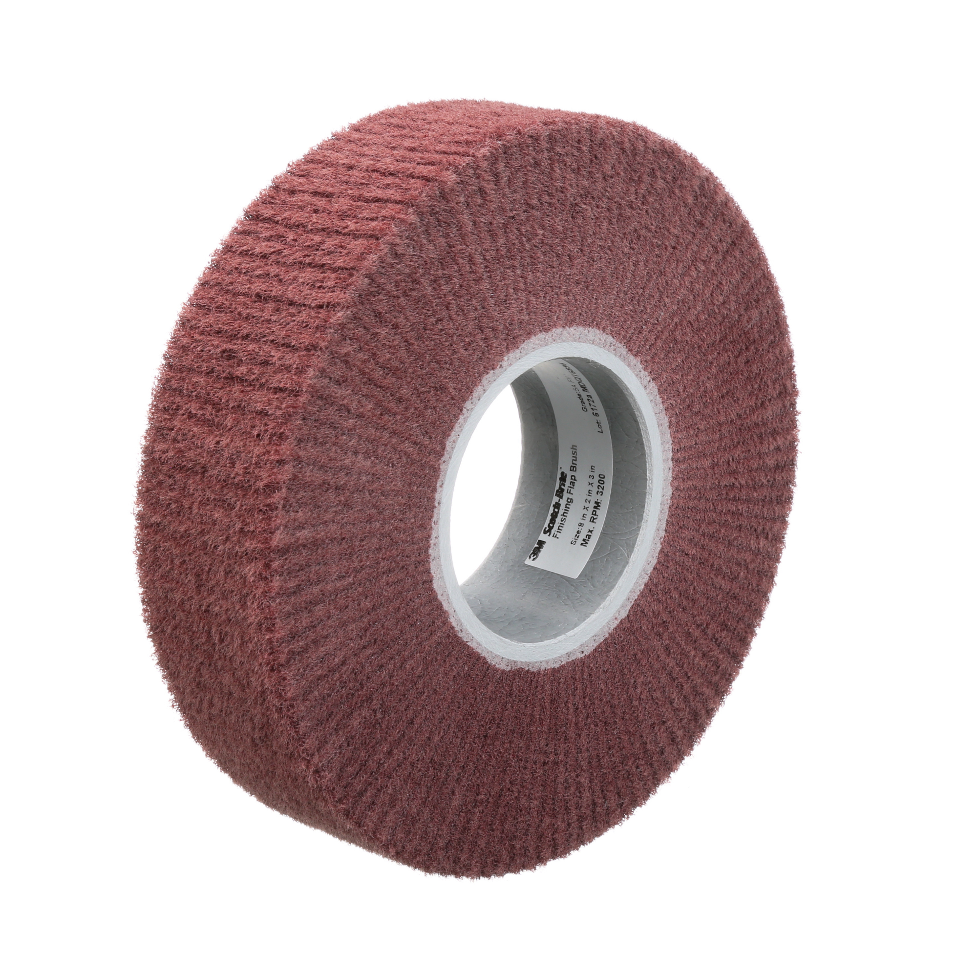 Scotch-Brite Finishing Flap Brush, 8 in x 3 in x 3 in 5A FIN Online now