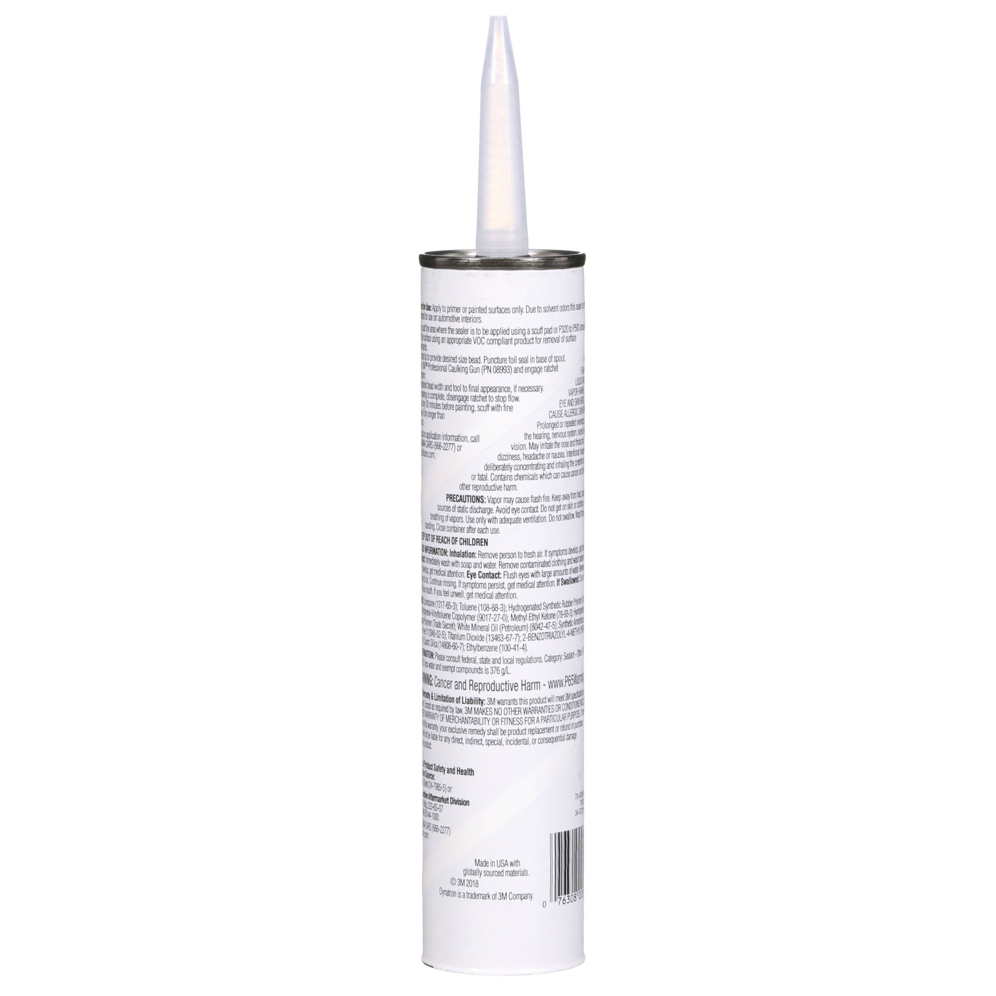 3M Dynatron® Auto Seam Sealer Caulk, 550, Grey, 12 oz