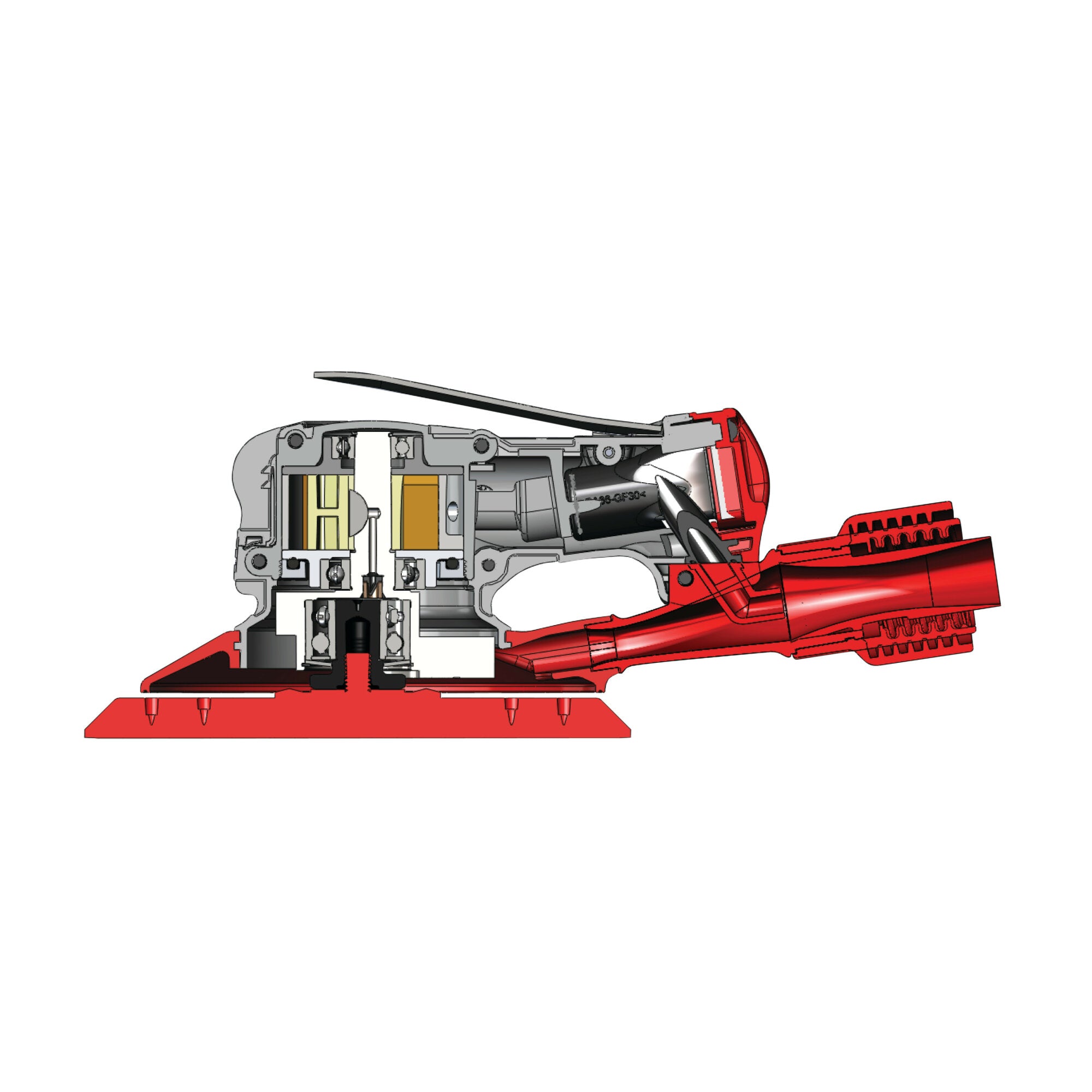 3M Elite Central-Vacuum-Ready Random Orbital Sander, 28505, 3 in, 3/32in Orbit