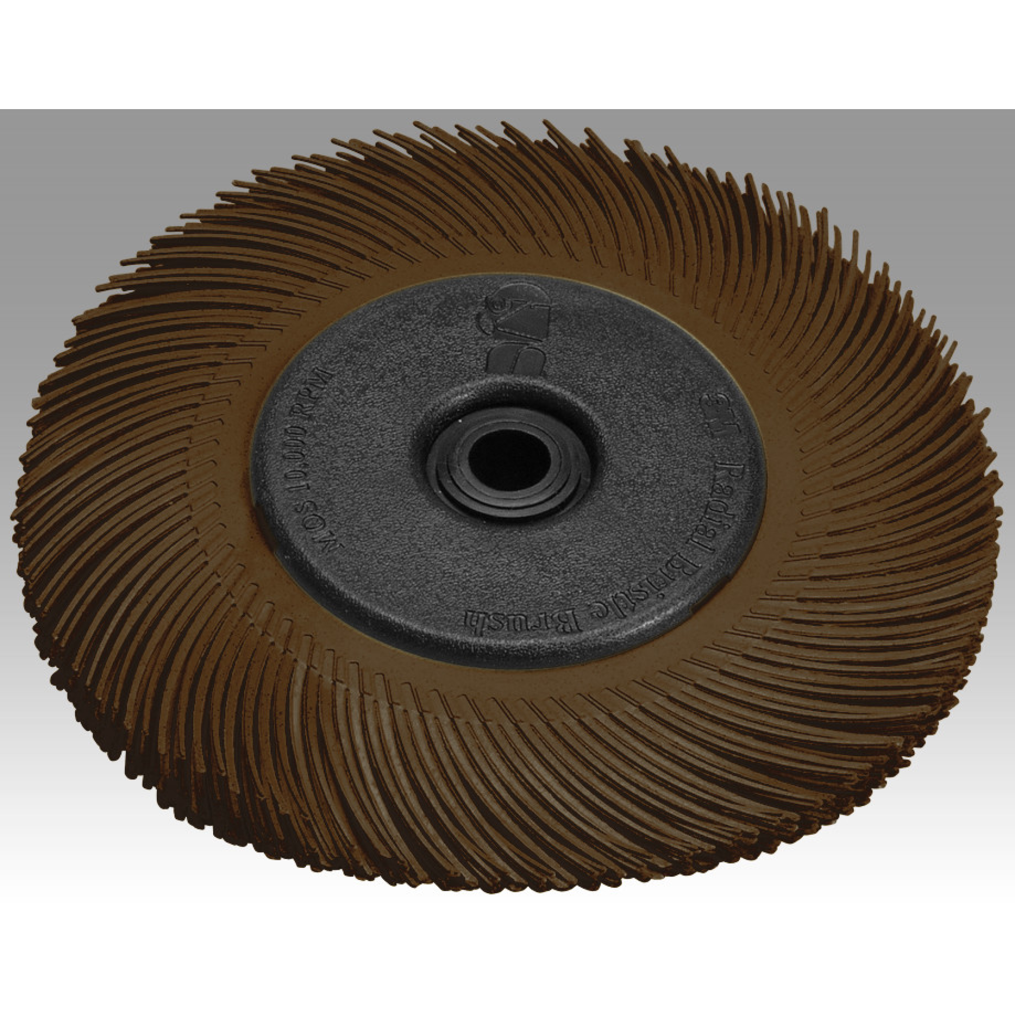Scotch-Brite Radial Bristle Brush, 6 in x 1/2 in x 1 in 36 WithAdapter