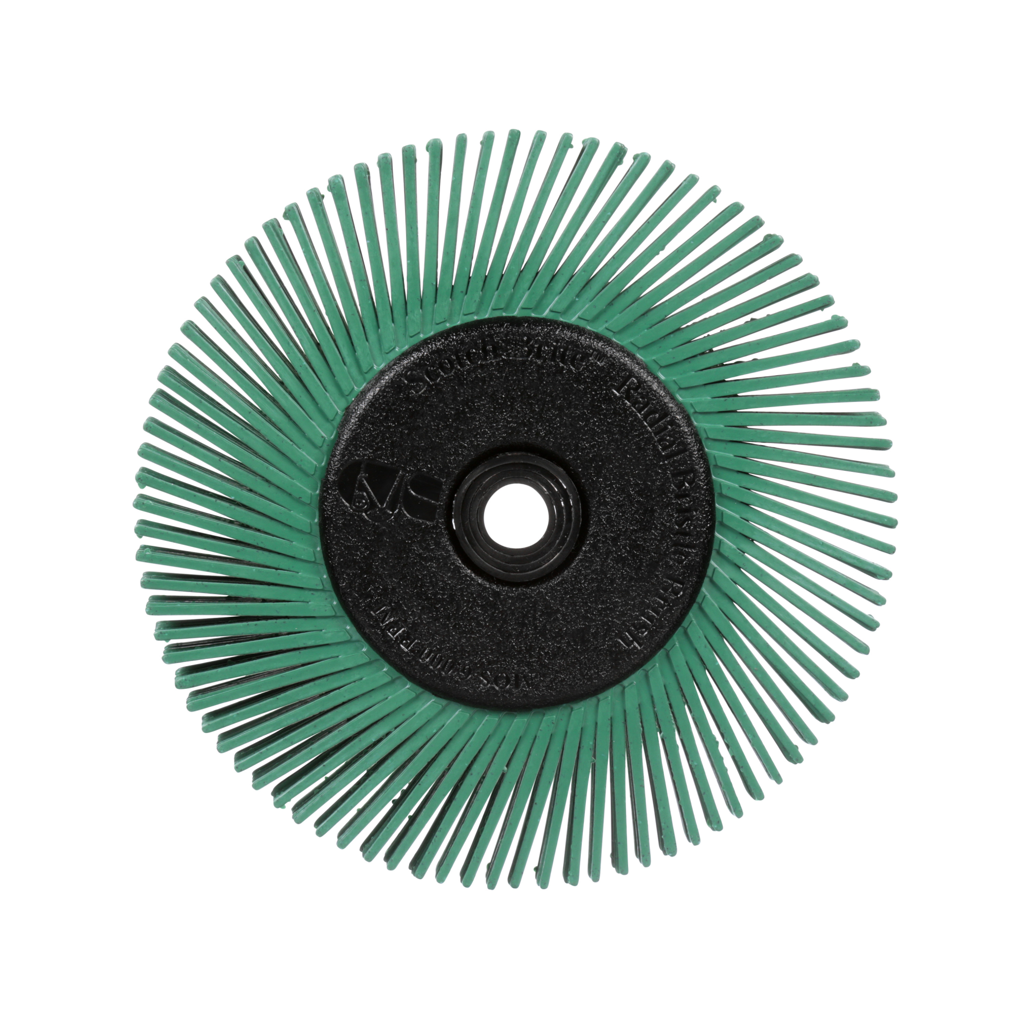 Scotch-Brite Radial Bristle Brush, 6 in x 1/2 in x 1 in 50 WithAdapter Fashion
