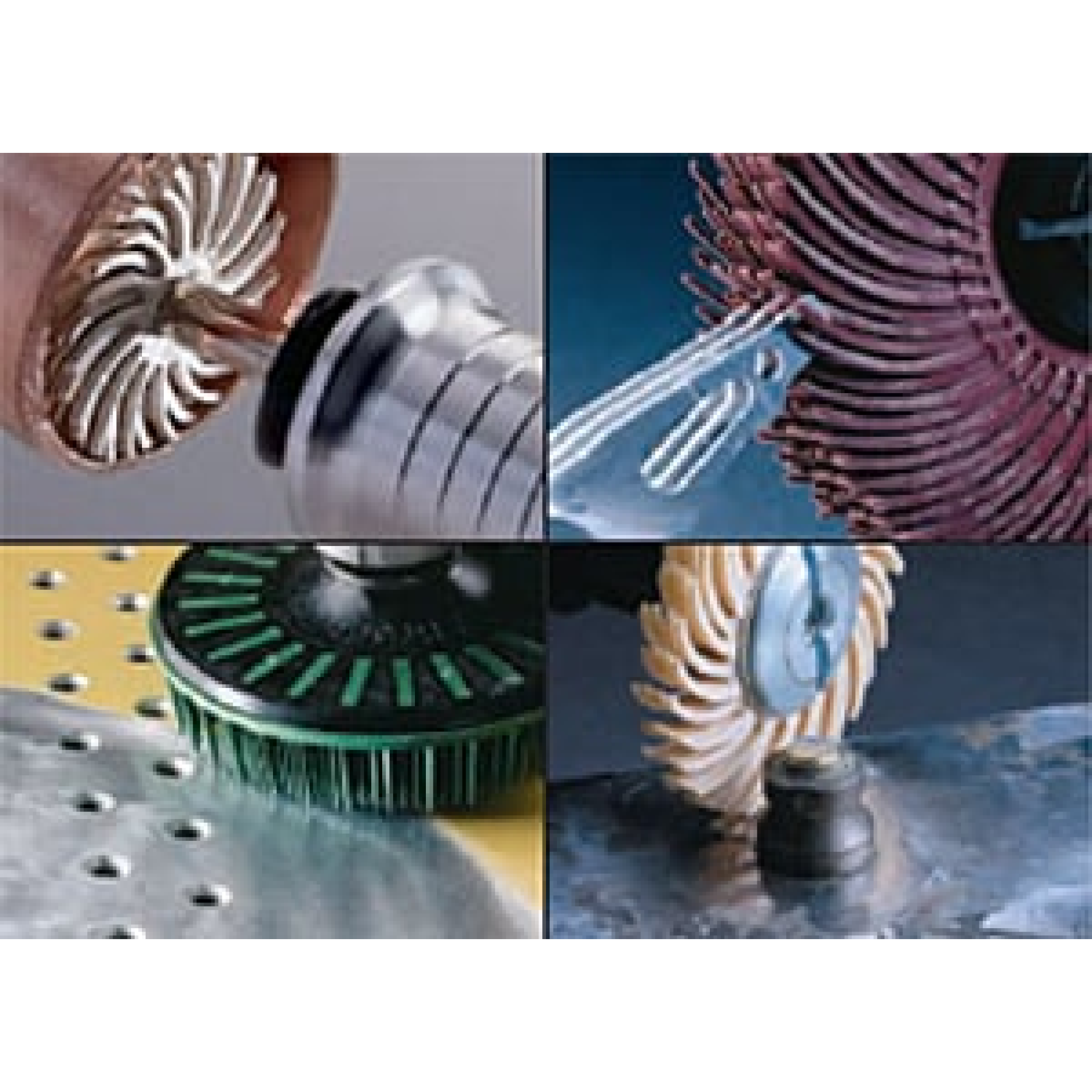 Scotch-Brite Radial Bristle Brush, 7-5/8 in x 1 in x 1-1/4 in 80 T-Cwith Flange