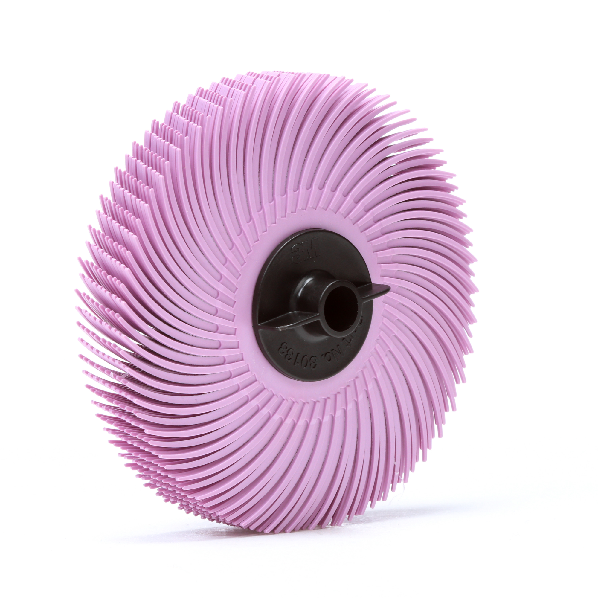 Scotch-Brite Radial Bristle Disc, 3 in x 3/8 in Pumice, 40/Carton