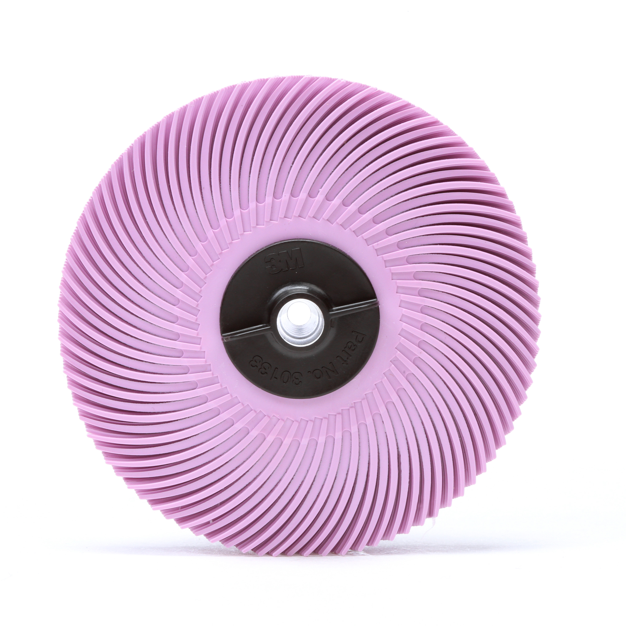 Scotch-Brite Radial Bristle Disc, 3 in x 3/8 in Pumice, 40/Carton