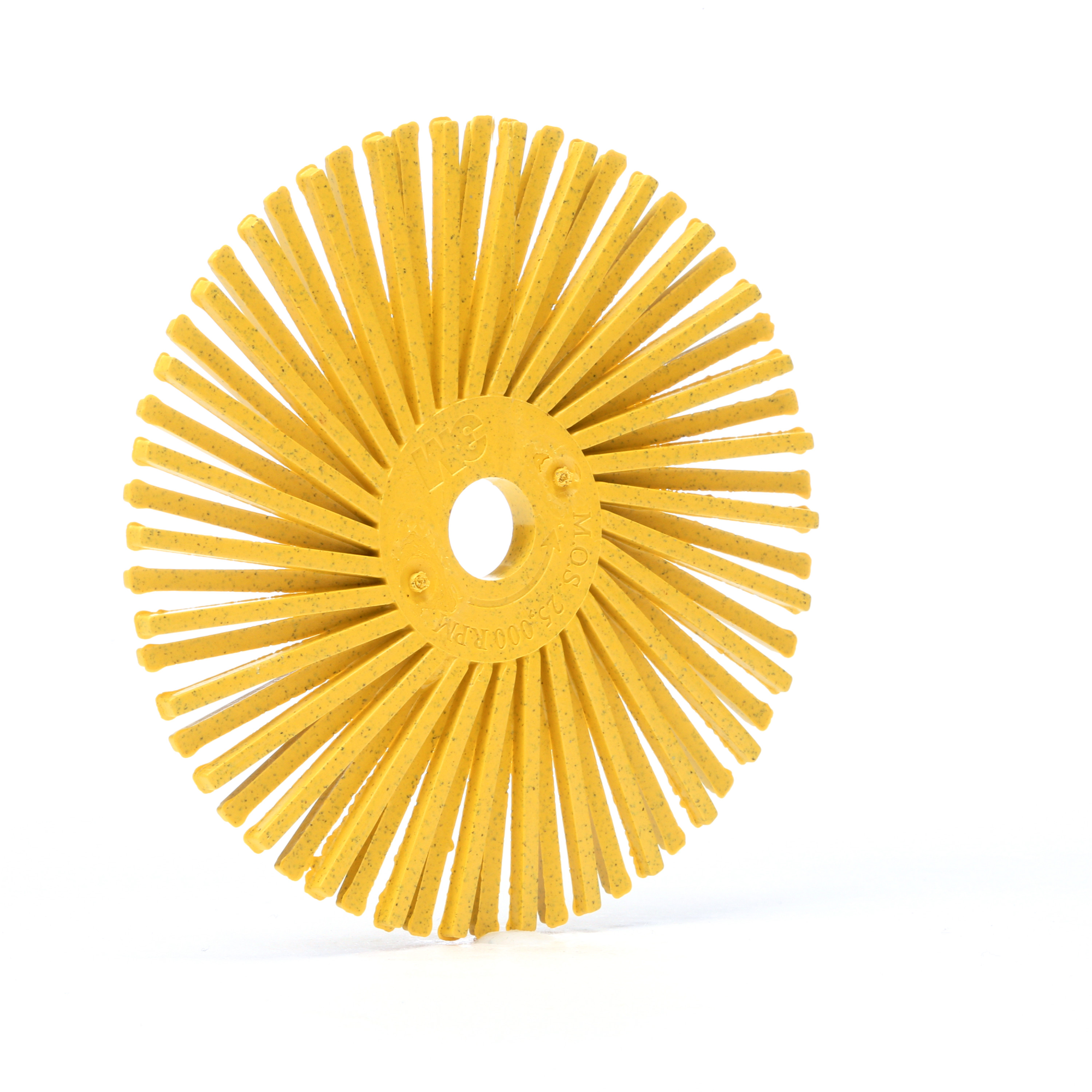 Scotch-Brite Radial Bristle Disc, 3 in x 3/8 in 80, 10/Carton