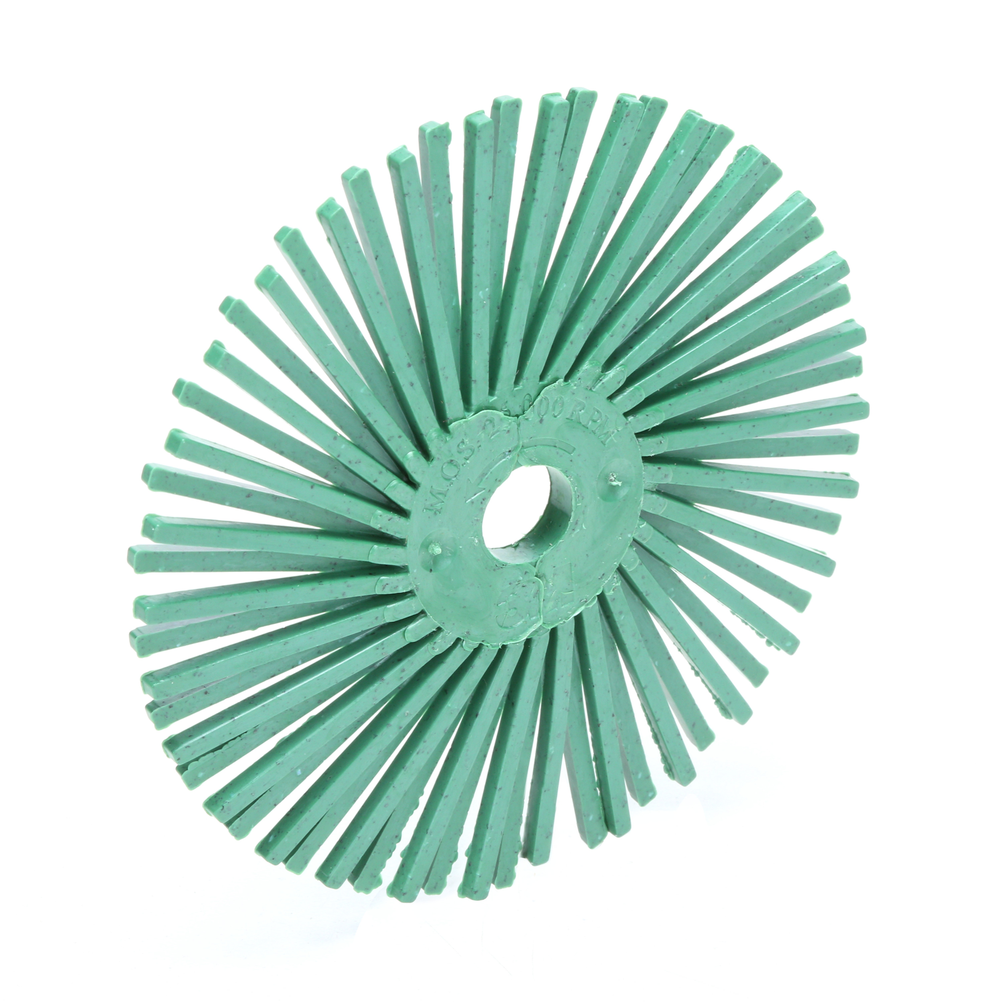 Scotch-Brite Radial Bristle Disc, 3 in x 3/8 in 50, 10/Carton