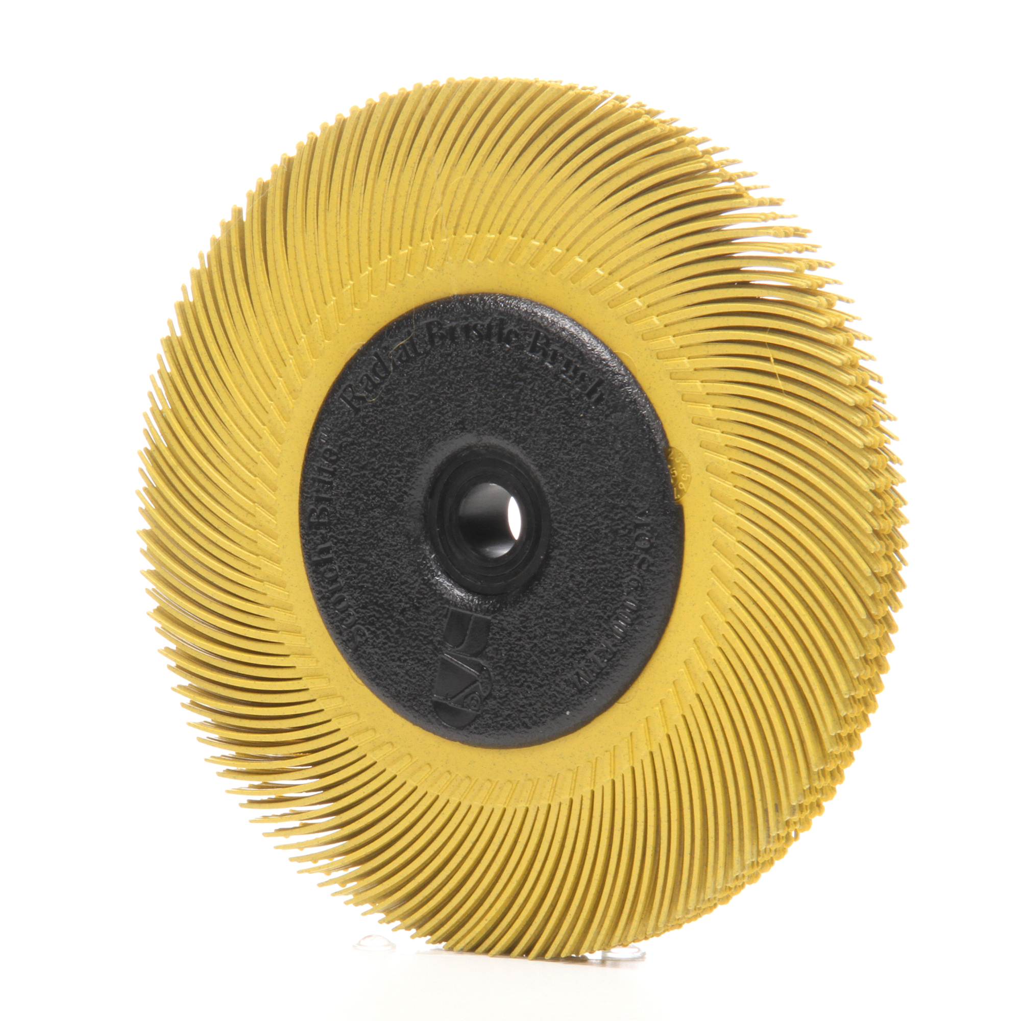 Scotch-Brite Radial Bristle Brush, 6 in x 7/16 in x 1 in 80 withAdapter Online Sale