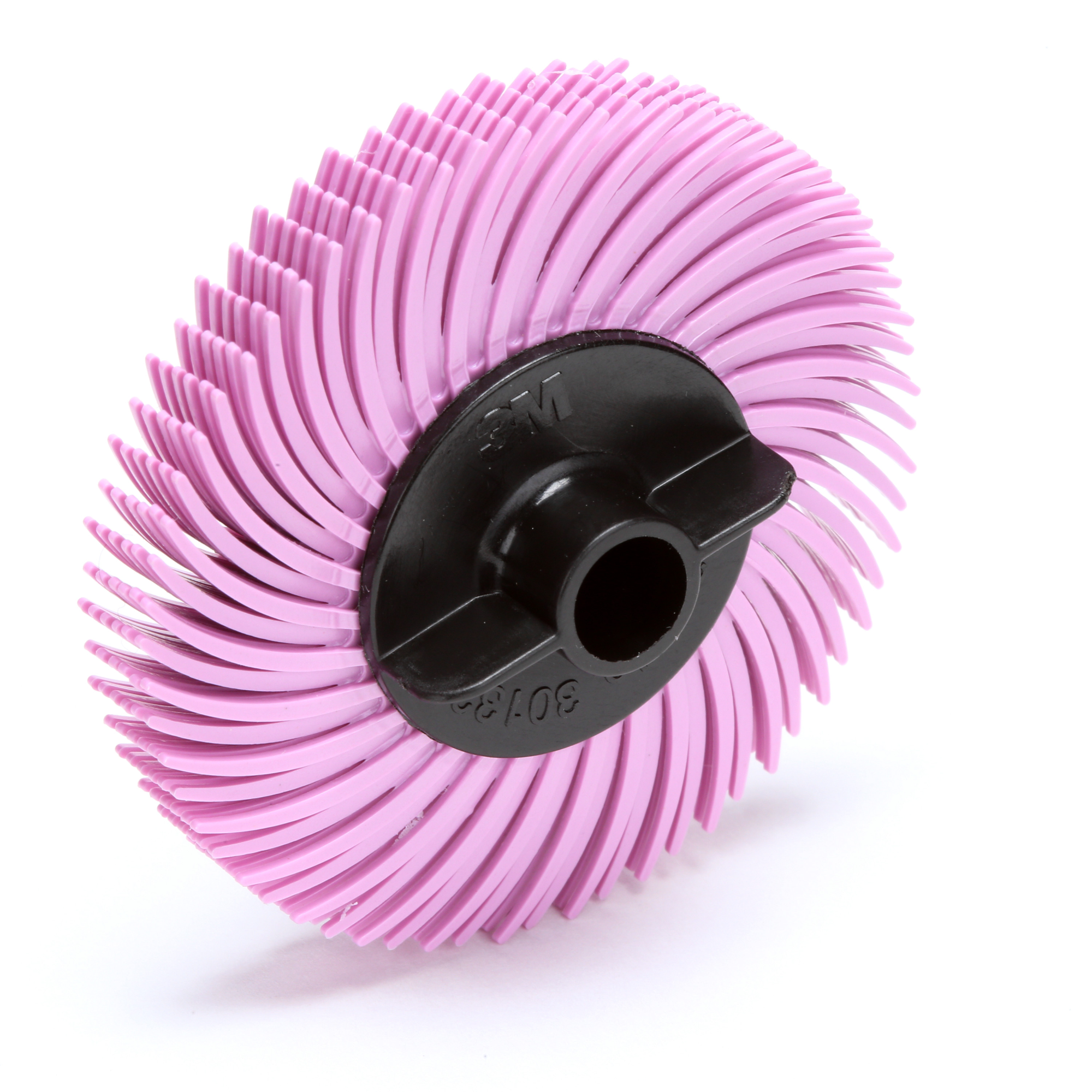 Scotch-Brite Radial Bristle Disc, RB-ZB, 6 Mic, 2 in x 3/8 in, Thin Bristle